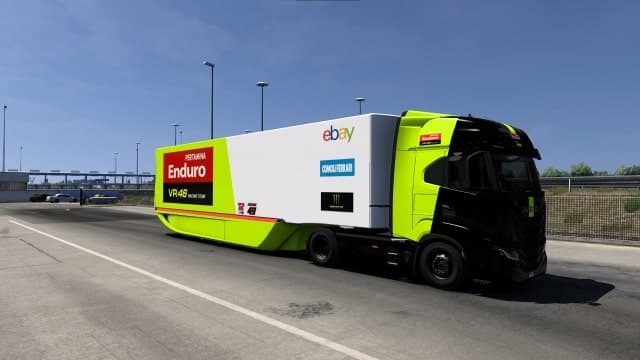 (MOTOGP) Pertamina Enduro VR46 Racing Team MotoGP 2024 — Euro Truck Simulator 2 Workshop preview