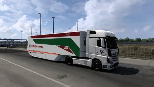 (MOTOGP) LCR Honda Castrol Racing Team MotoGP 2024 — Euro Truck Simulator 2 Workshop preview
