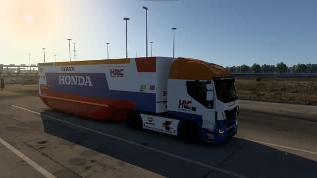 (MOTOGP) Repsol Honda HRC Racing Team MotoGP 2024 — Euro Truck Simulator 2 Workshop preview
