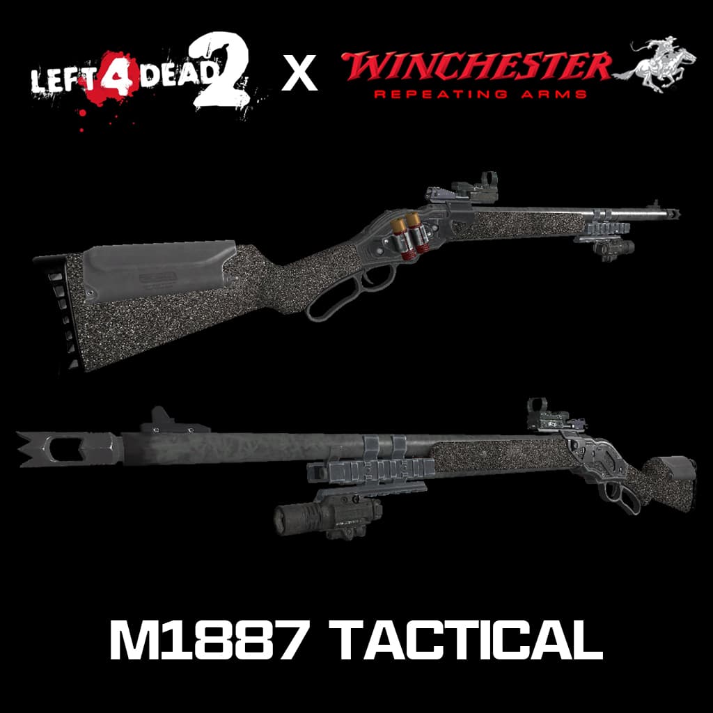 Winchester M1887 Tactical (Chrome Shotgun) — Left 4 Dead 2 Steam Workshop preview image