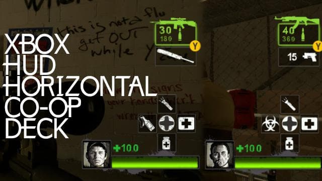 Xbox HUD Deck: Horizontal Co-op — Left 4 Dead 2 Workshop preview