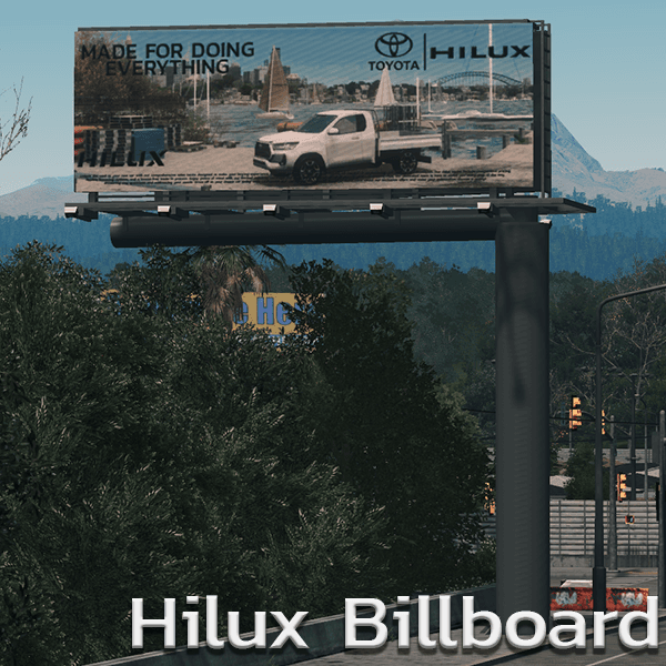 Toyota Hilux Billboard — Cities: Skylines Steam Workshop preview image