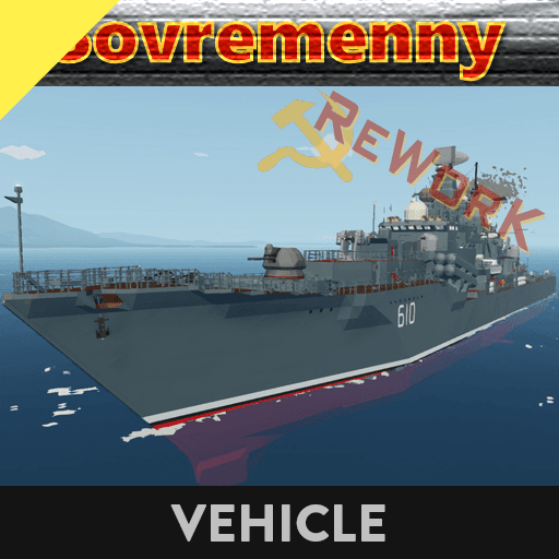 Sovremenny Class Guided Missile Destroyer - Rework — Stormworks: Build and Rescue Steam Workshop preview image