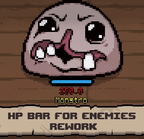 Hp Bar For Enemies (REWORK) — The Binding of Isaac: Rebirth Steam Workshop preview image