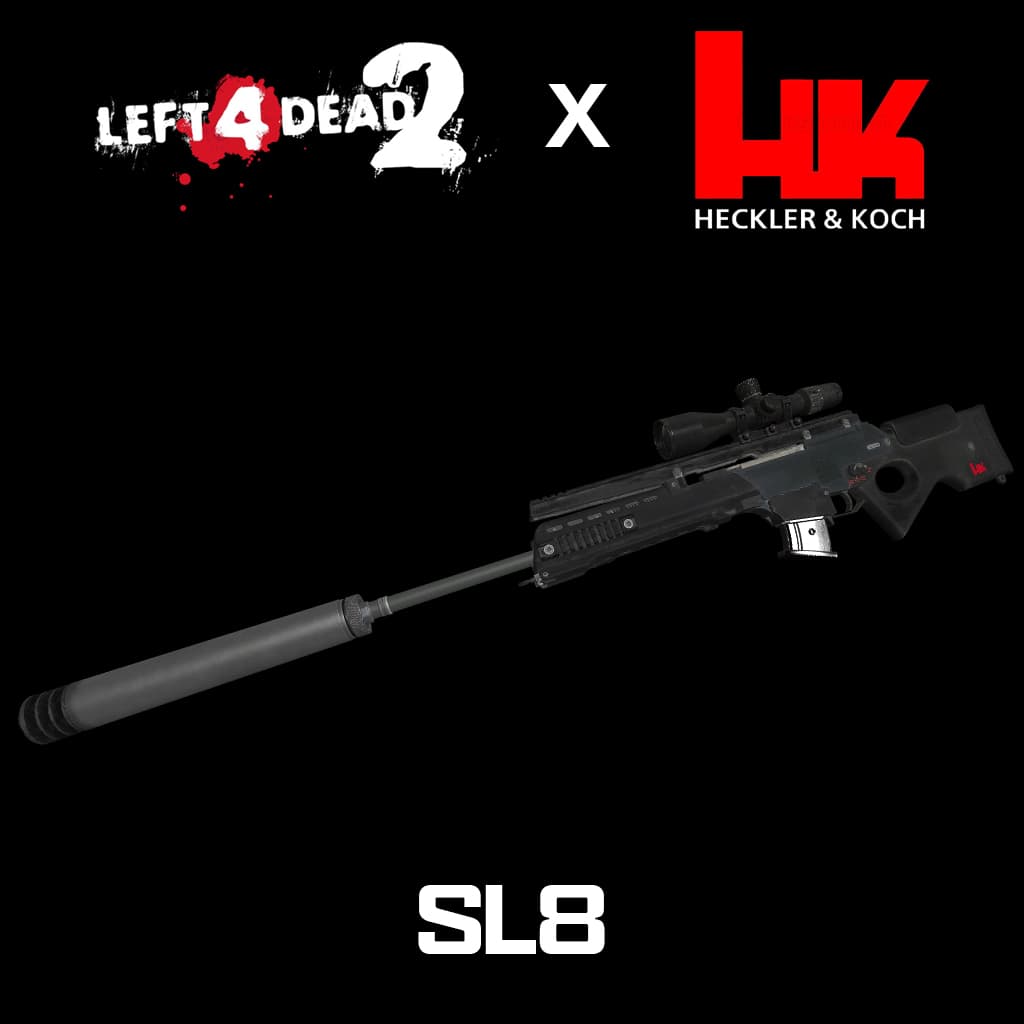 H&K SL8 (Hunting Rifle) — Left 4 Dead 2 Steam Workshop preview image