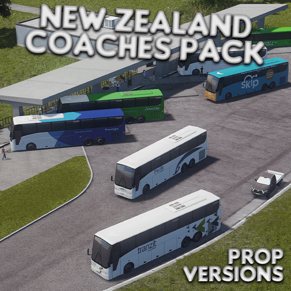 New Zealand Coaches - Props — Cities: Skylines Steam Workshop preview image