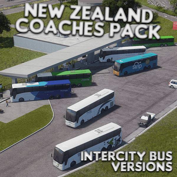 New Zealand Coaches - Intercity Pack — Cities: Skylines Steam Workshop preview image