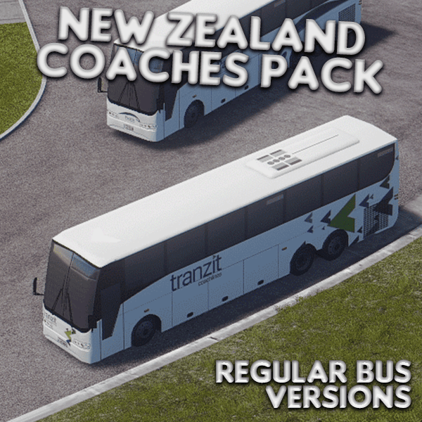 New Zealand Coaches - Regular Bus Pack — Cities: Skylines Steam Workshop preview image