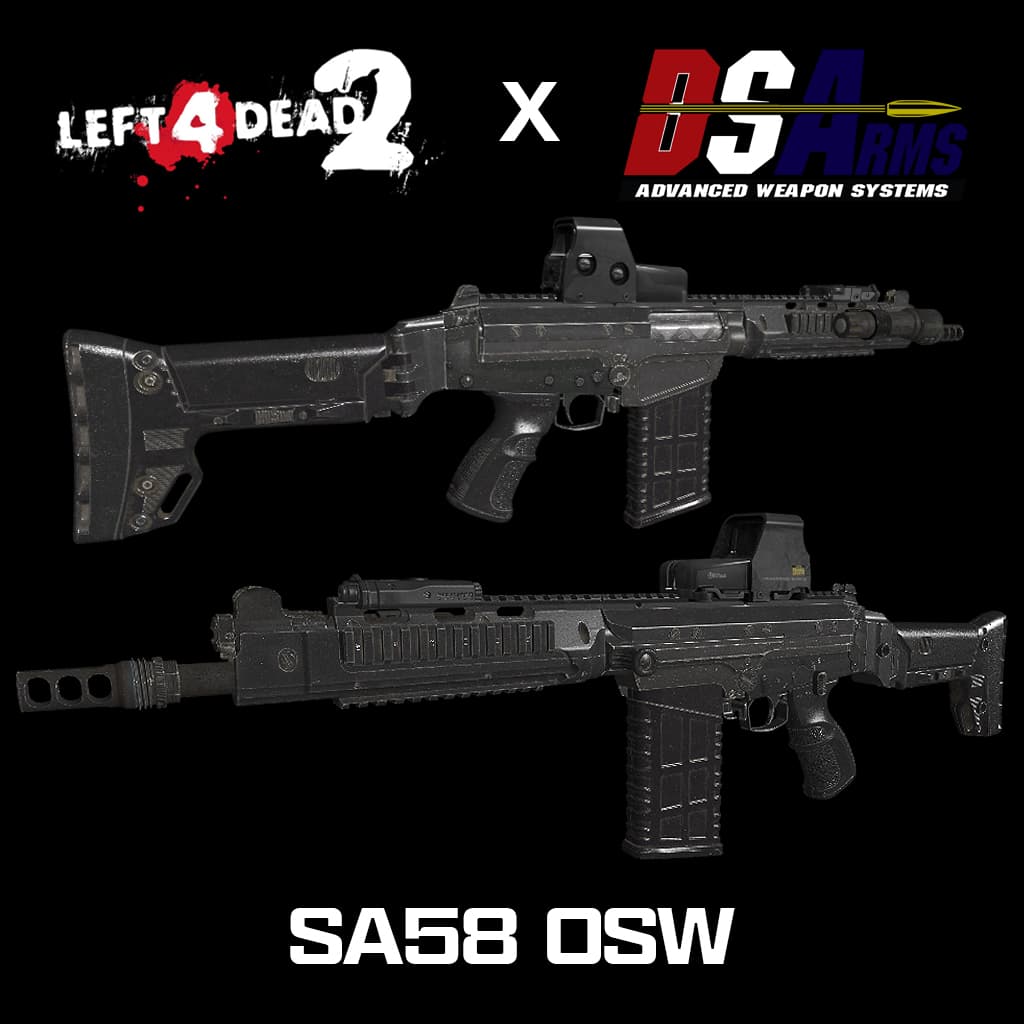 DSA SA58 OSW (AK-47) — Left 4 Dead 2 Steam Workshop preview image