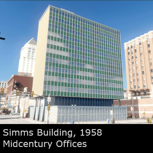 The Simms Building - Midcentury Office Tower — Cities: Skylines Steam Workshop preview image