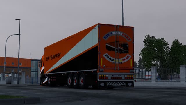 box trailers BJK TRANSPORT — Euro Truck Simulator 2 Workshop preview