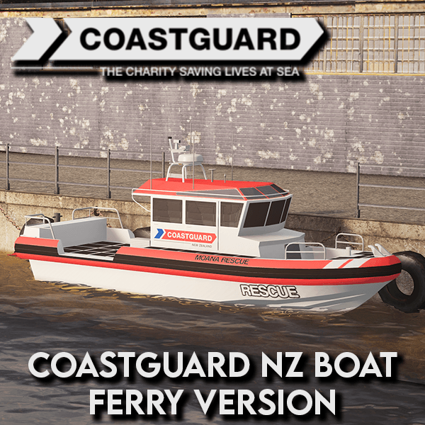 Coastguard New Zealand Boat - Ferry Version — Cities: Skylines Steam Workshop preview image