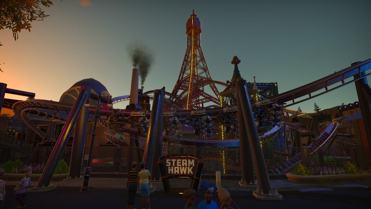 Steamhawk - flying coaster — Planet Coaster Workshop preview