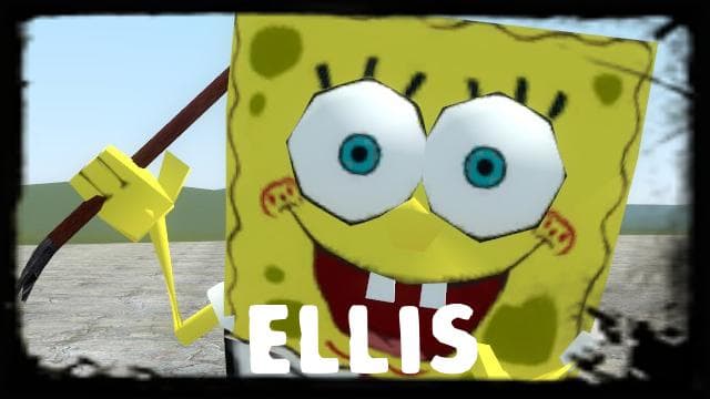 Spongebob(Garry's mod) over ellis — Left 4 Dead 2 Steam Workshop preview image