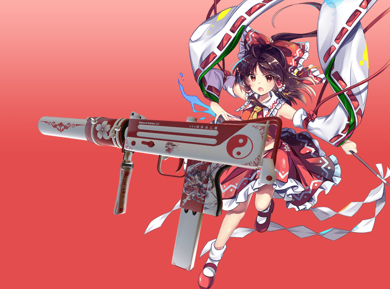 [东方Project/Touhou Project]博丽灵梦 Hakurei Reimu 官模 Mac-10 — Left 4 Dead 2 Steam Workshop preview image