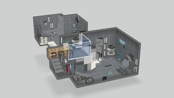 Test chamber #0A3 eangle — Portal 2 Steam Workshop preview image