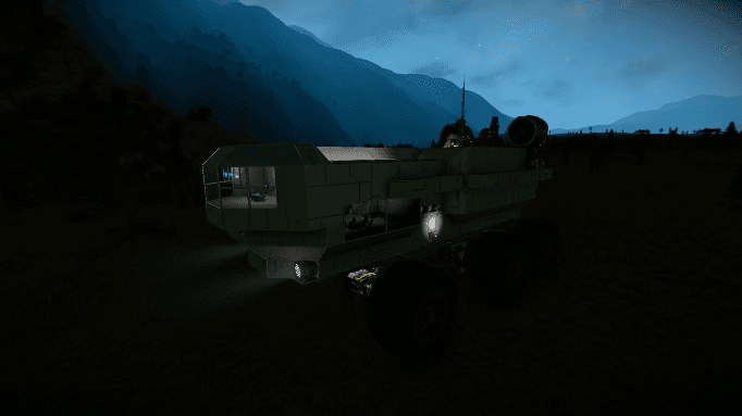 Large Land Cruiser With Boosters — Space Engineers Steam Workshop preview image