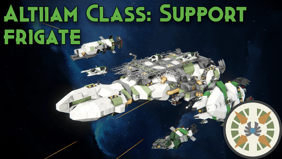 [COA] Altiiam Class: Support frigate — Space Engineers Steam Workshop preview image
