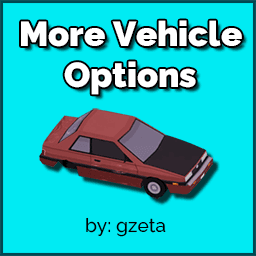 More Vehicle Options [41.78 and 42.20.2] — Project Zomboid Workshop preview