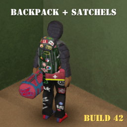 [B42][OBSOLETE] BackpackPlusSatchels — Project Zomboid Steam Workshop preview image