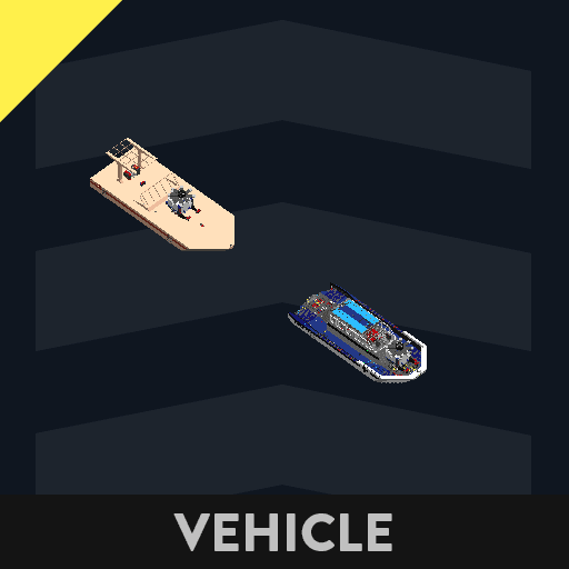 Burning wooden boat and igniter and firefighting UAV - for fire training — Stormworks: Build and Rescue Steam Workshop preview image