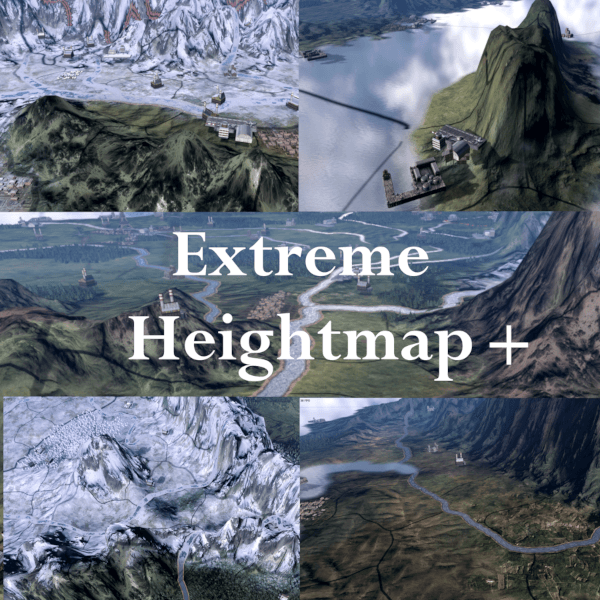 Extreme Heightmap+ (RETIRED - Now part of the Better Mechanics collection) — Hearts of Iron IV Steam Workshop preview image