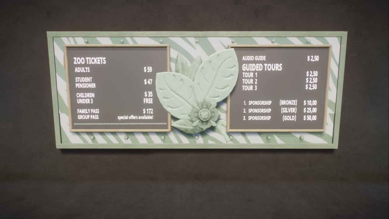 📄 Ticket Sign — Planet Zoo Workshop preview