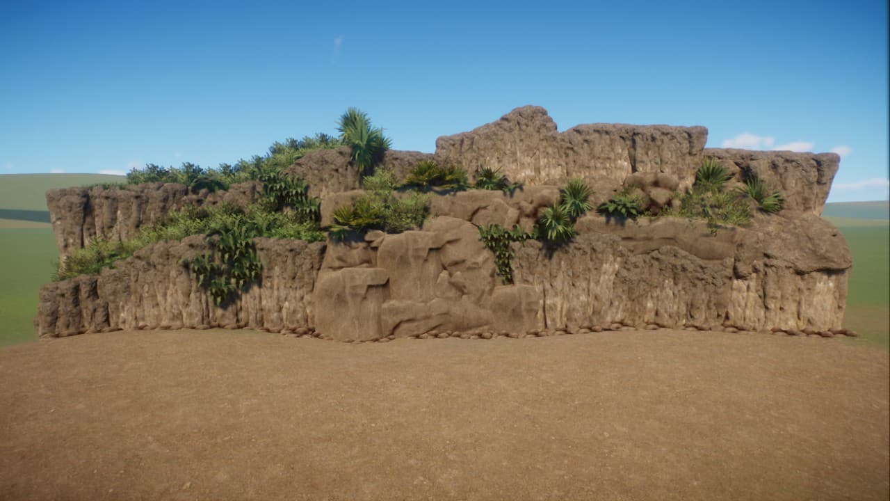 tepoh's Rock Wall — Planet Zoo Steam Workshop preview image