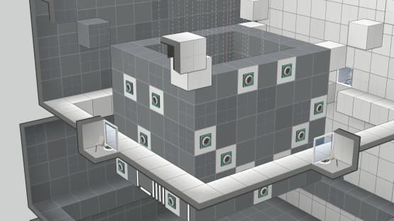 glass bridge and ESCAPE IN CRUSHER REACTOR CORE — Portal 2 Workshop preview