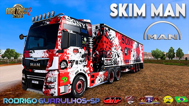 SKIM RODRIGO GUARULHOS-SP ( MAM EURO TGX EURO 6) — Euro Truck Simulator 2 Workshop preview