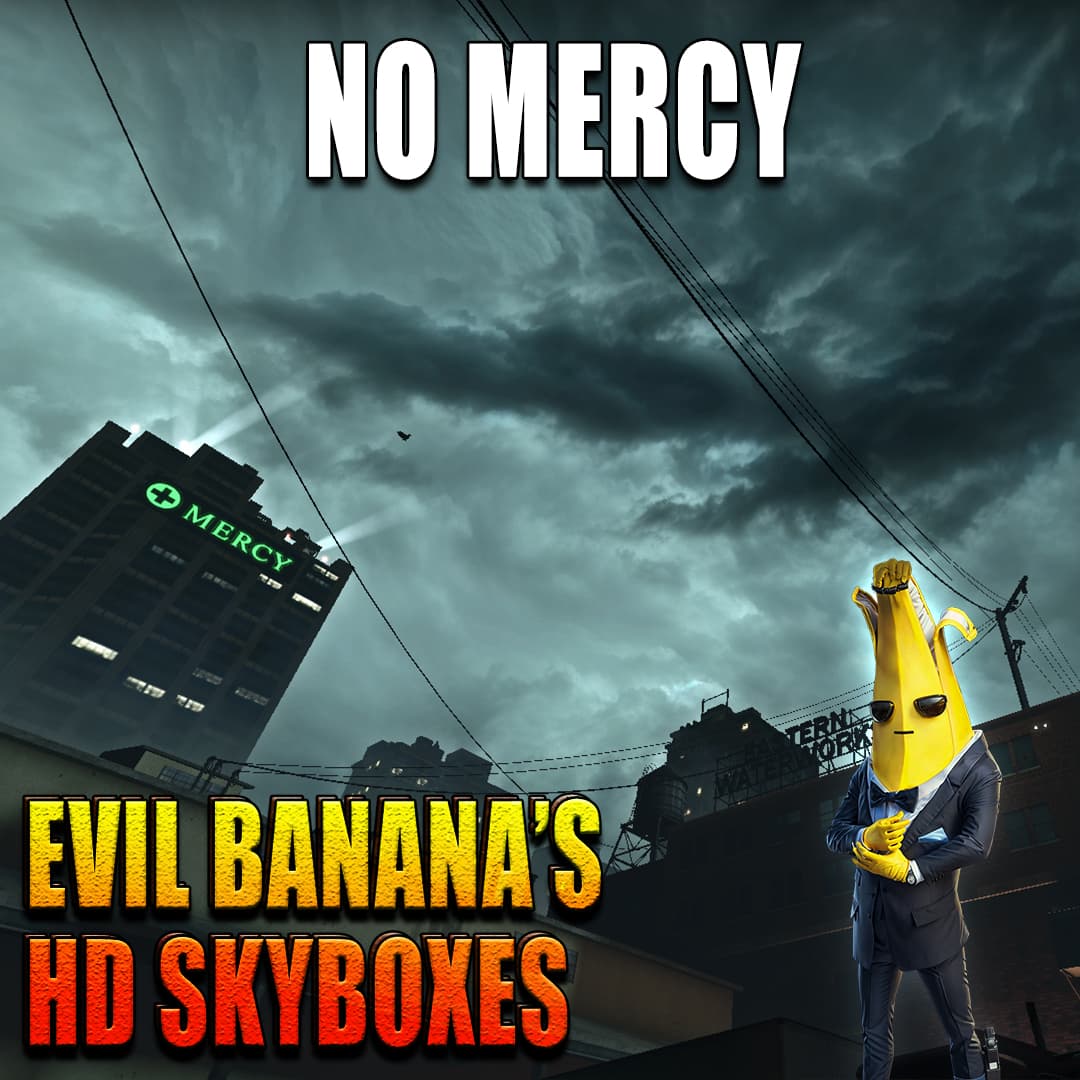 Evil Banana's 2K HD Skybox - No mercy [ Background mountains ]
 — Left 4 Dead 2 Steam Workshop preview image