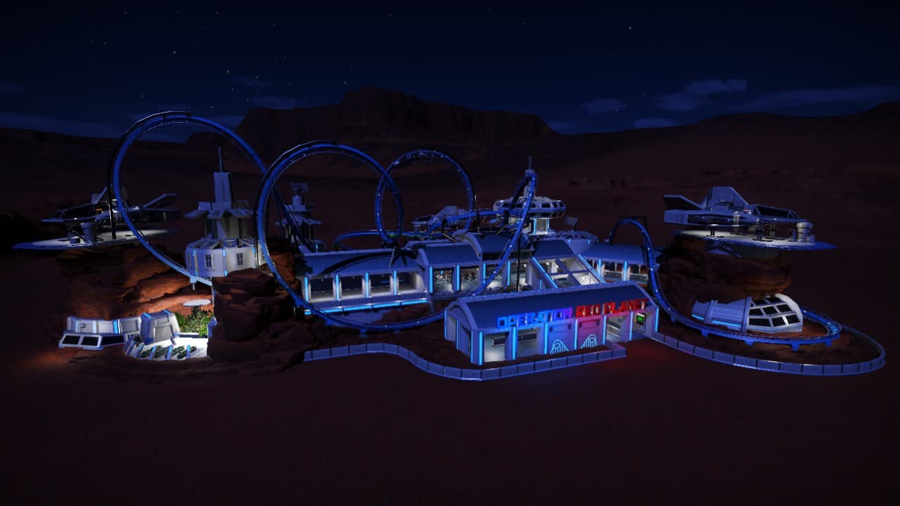 Operation: Red Planet — Planet Coaster Workshop preview