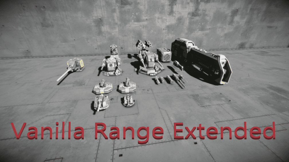Vanilla Range Extended V2 — Space Engineers Workshop preview