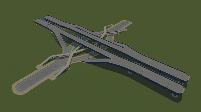 高速&六车道立交 — Cities: Skylines Steam Workshop preview image
