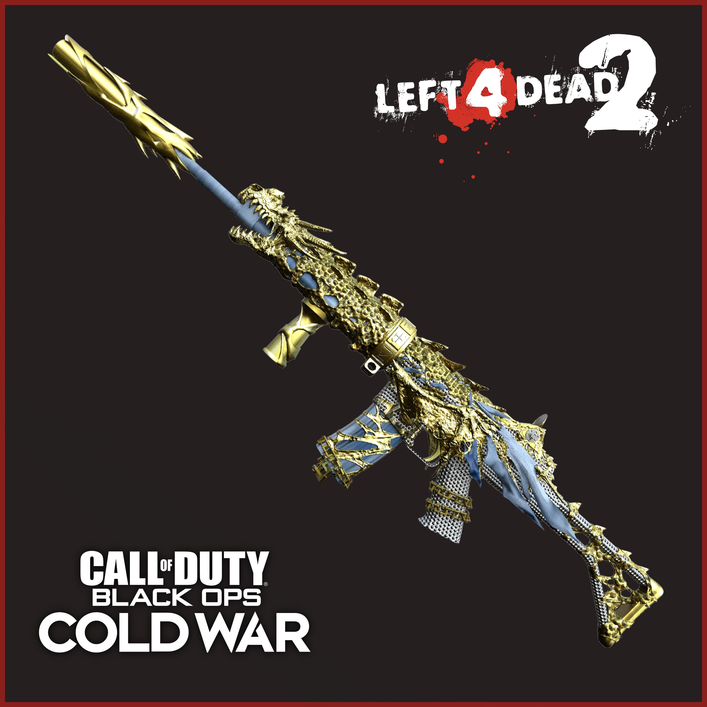 COD:BOCW&CODM  Krig6-冰霜巨龙 Dragon 钻石迷彩/Diamond — Left 4 Dead 2 Steam Workshop preview image