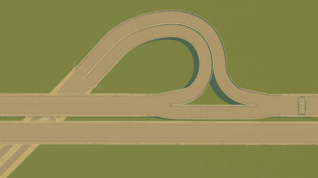 Acesso simples 1 sentido — Cities: Skylines Steam Workshop preview image