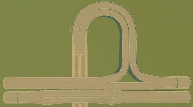 Acesso simples 2 sentidos — Cities: Skylines Steam Workshop preview image