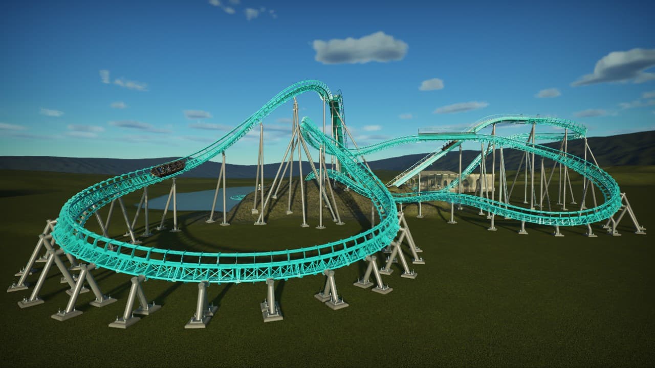 Mack Water Coaster/new Gen Track — Planet Coaster Steam Workshop preview image