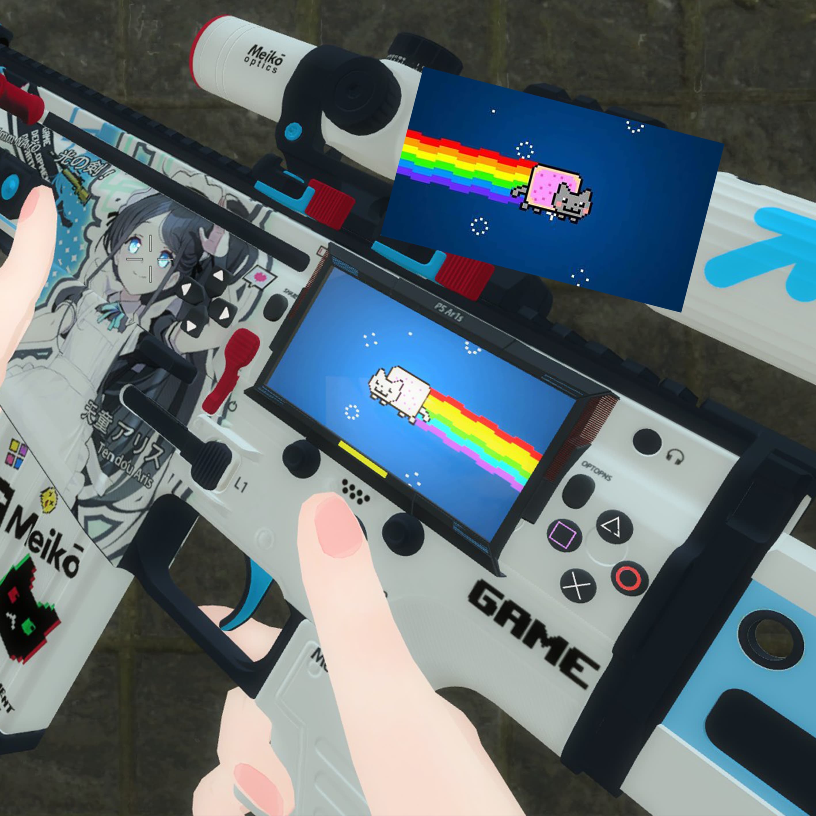 【自定义屏幕模块】光之剑屏幕-彩虹猫 — Left 4 Dead 2 Steam Workshop preview image