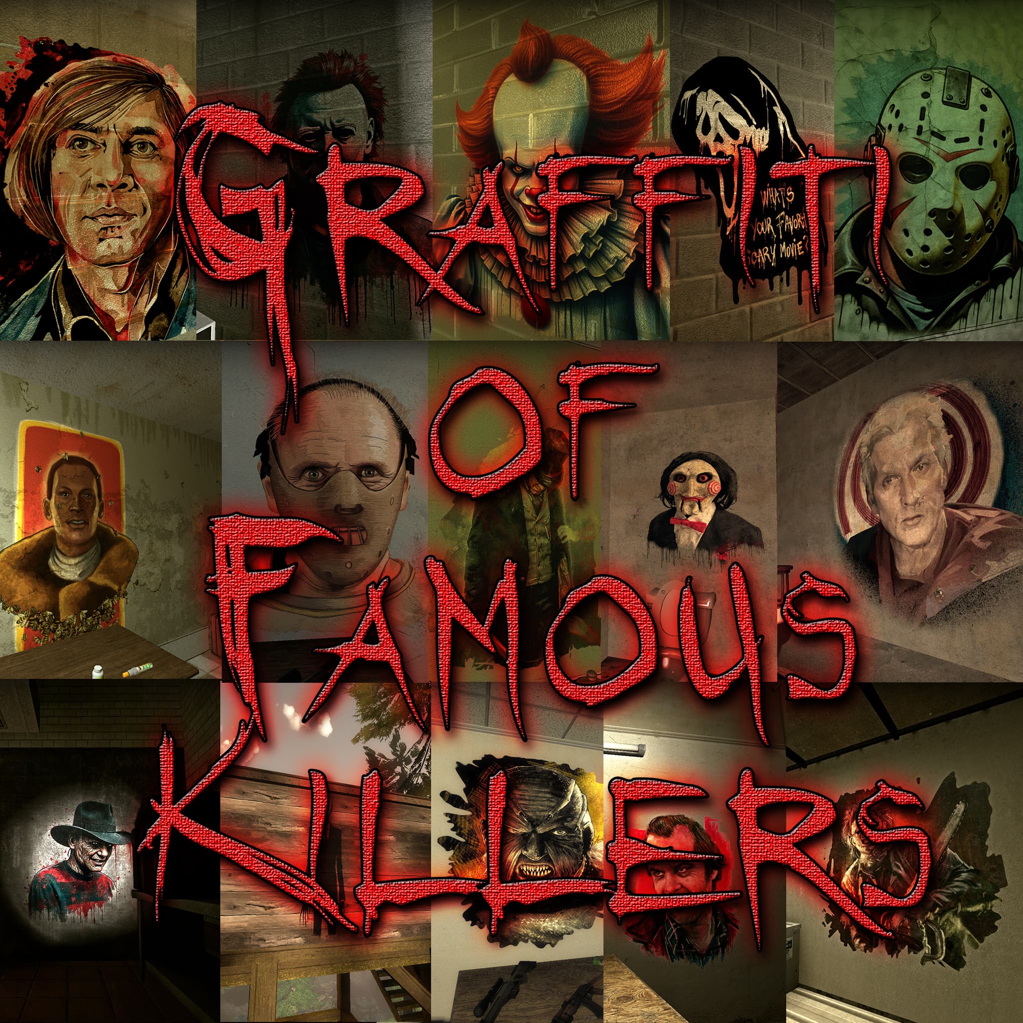 Graffiti of Famous Killers v2.0 [ Updated HD Textures ]
 — Left 4 Dead 2 Steam Workshop preview image