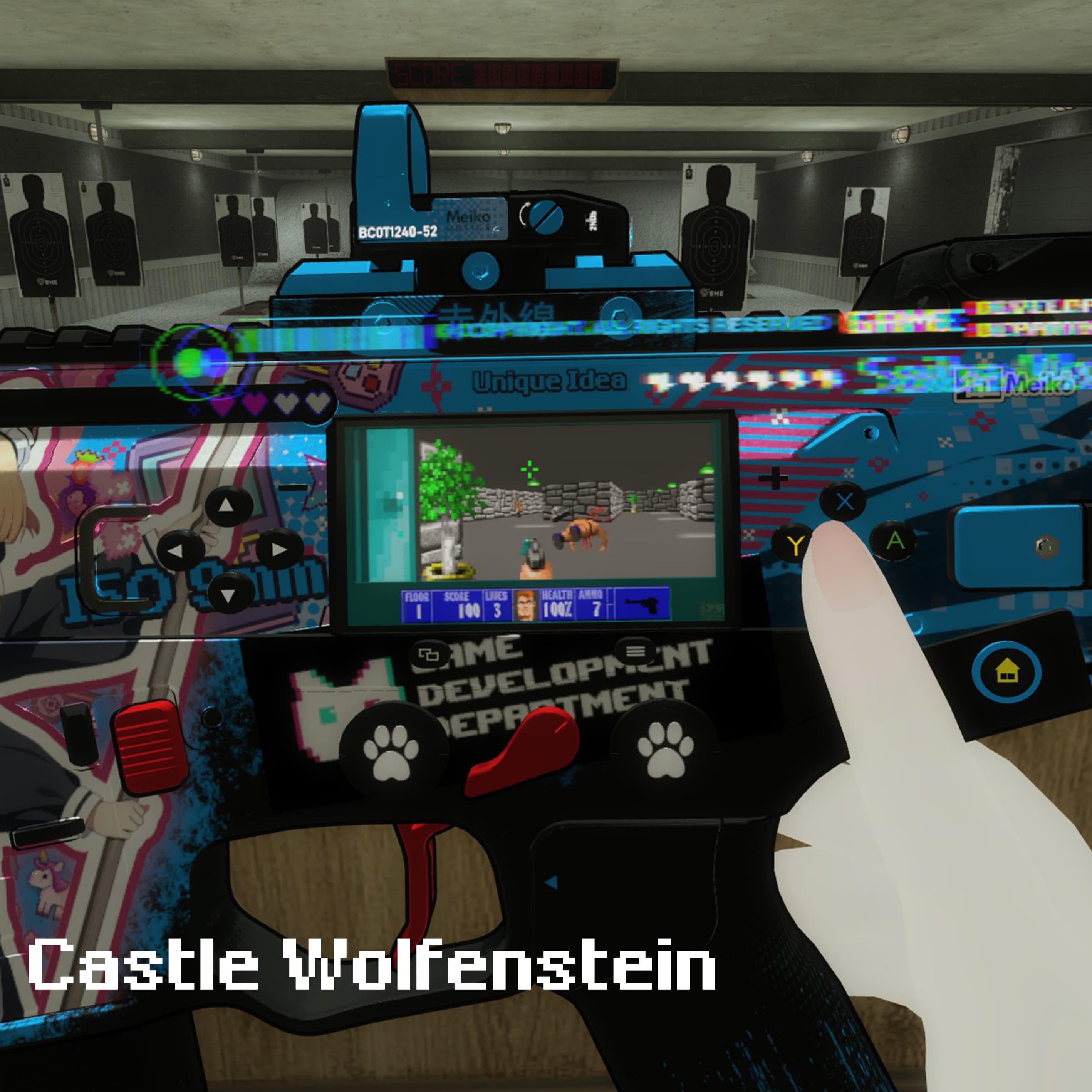 【自定义屏幕模块】光之剑屏幕-德军总部3D/【Custom Screen Module】Sword of Light Screen - Wolfenstein 3D — Left 4 Dead 2 Steam Workshop preview image