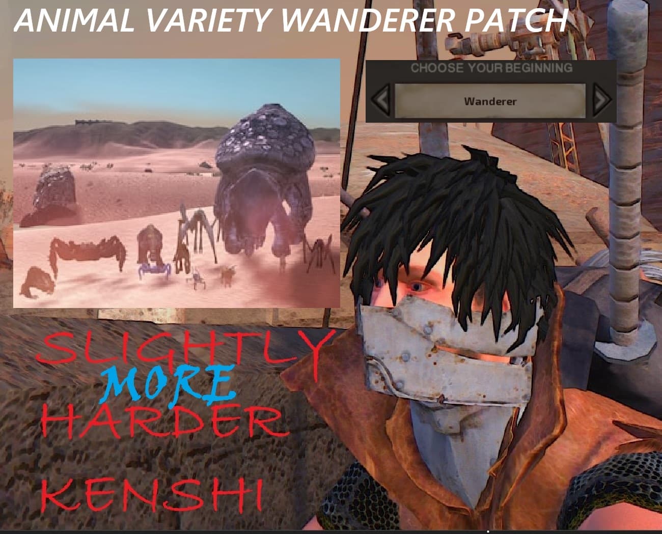 Animal Variety Wanderer Patch — Kenshi Steam Workshop preview image