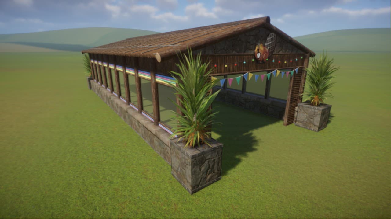 Fun path shelter/viewing — Planet Zoo Workshop preview
