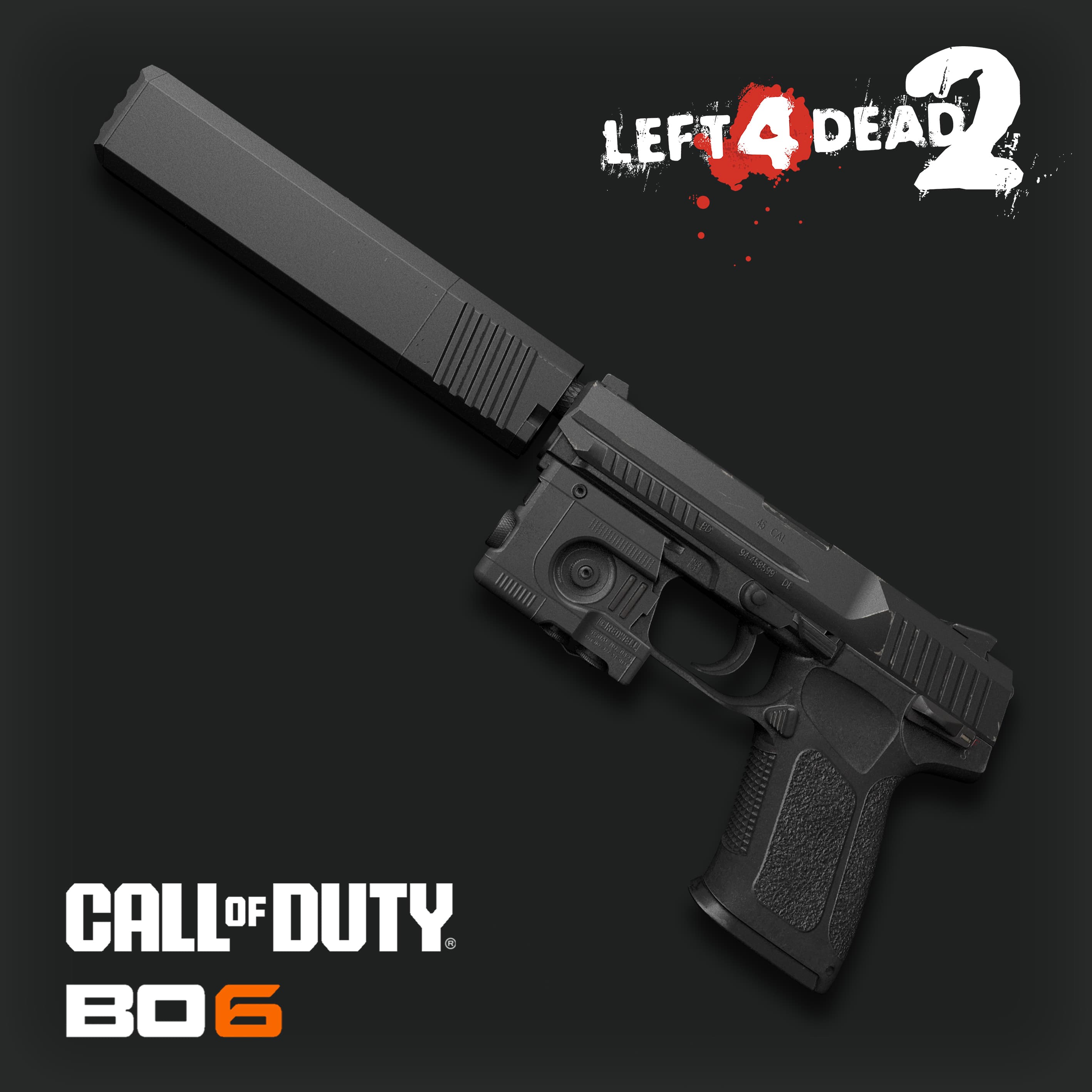 COD:BlackOps6 GS-45 Silencer (Magnum/Deagle)/黑色行动6 GS45 消音手枪 （马格南/沙鹰） — Left 4 Dead 2 Steam Workshop preview image