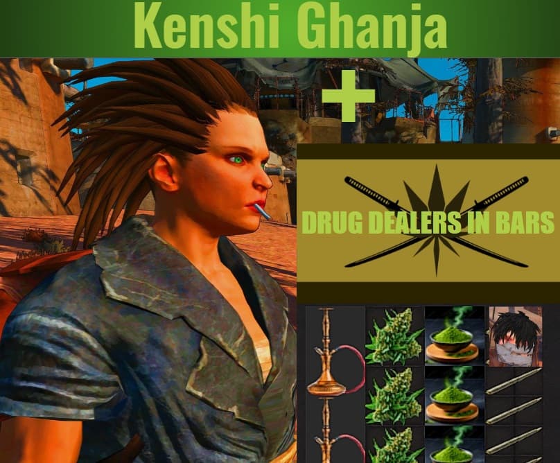 Kenshi Ghanja + Drug Dealers In Bars — Kenshi Steam Workshop preview image