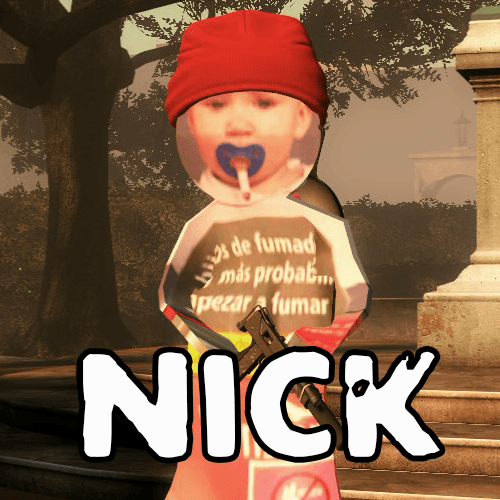 Winston Cigarettes Baby as Nick — Left 4 Dead 2 Steam Workshop preview image