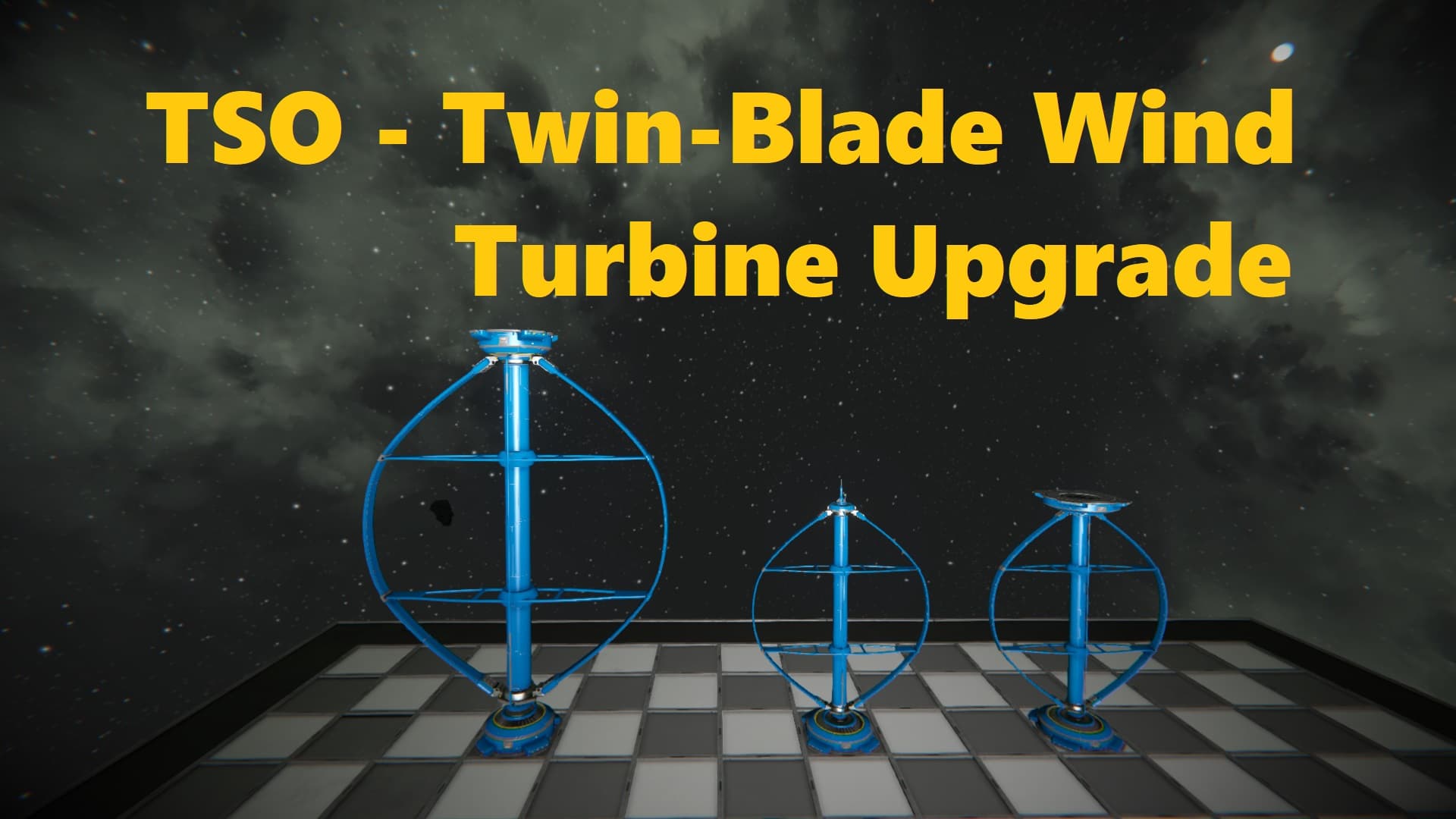 TSO - Twin-Blade Wind Turbine Upgrade — Space Engineers Steam Workshop preview image