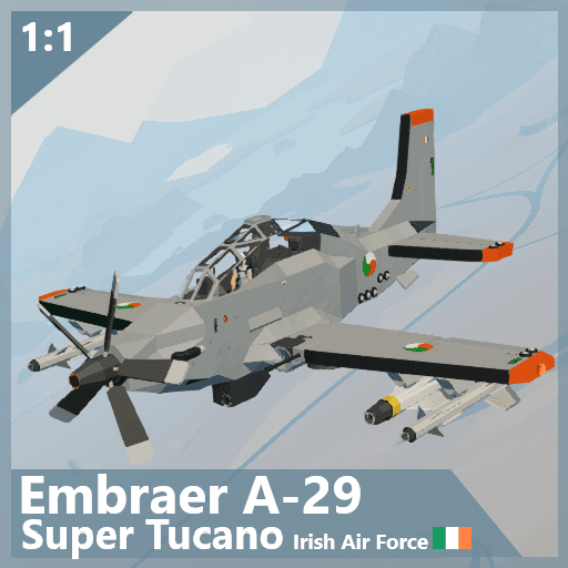 Embraer A-29 Super Tucano - Irish Air Force — Stormworks: Build and Rescue Workshop preview