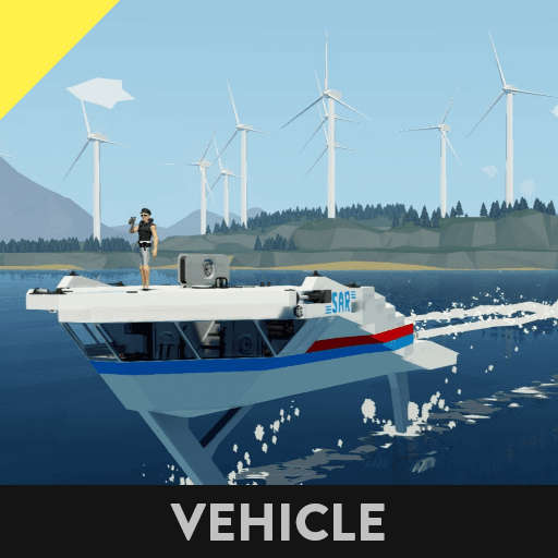 High speed rescue hydrofoil boat — Stormworks: Build and Rescue Steam Workshop preview image