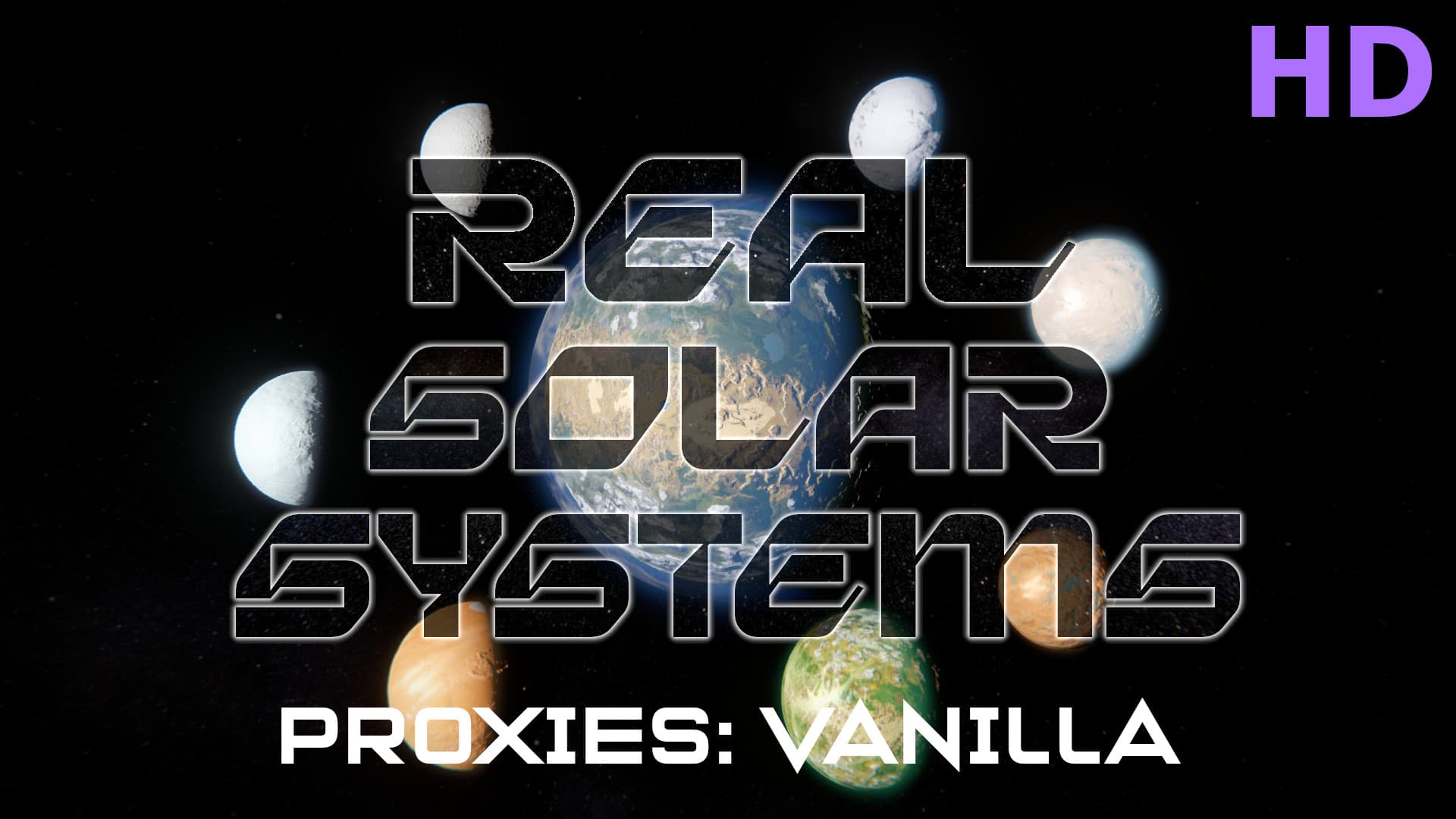 "Real Solar Systems" Planet Proxies: Vanilla (HD) — Space Engineers Steam Workshop preview image